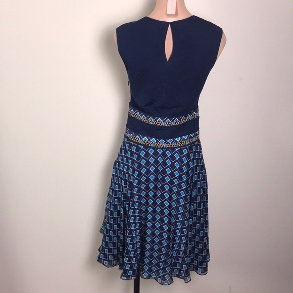 Diane Von Furstenberg Rosalie Midnight Navy Dress - Picture 7 of 13